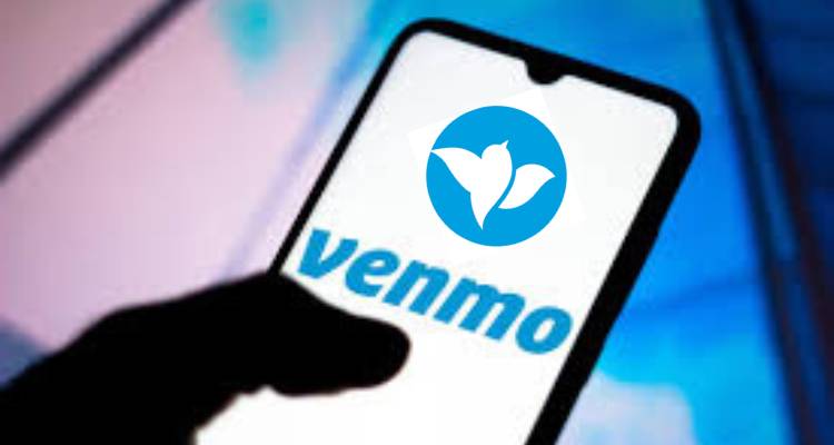 Close-up of a smartphone screen displaying Venmo logo, symbolizing digital payment options and financial transactions.